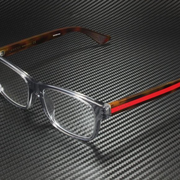 Gucci Grey Brown 55mm Eyeglasses - Picture 1 of 3